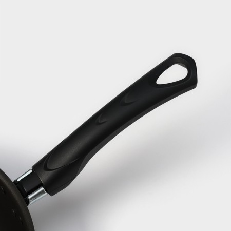 Pan “Classic Atlas”, D = 24 cm, plastic handle, glass cover, anti -stick coating, black color-4