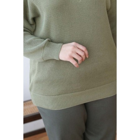 Female pulver, size 62, olive color-5