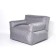 Handwalking chair "Coos", size 80x90 cm, gray color, mobble