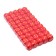 Playing bones, 2.5 × 2.5 cm, set 50 pcs, red