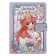 Gift notebook, a6+ 132 sheets, color block, with a stream on a magnet, PVC cover, "anime", mix