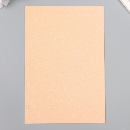 Foamiran glitter 2 mm 20x30 cm, peach-2