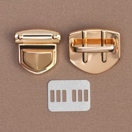 Bag staple, 3.3 × 3 cm, gold color-2