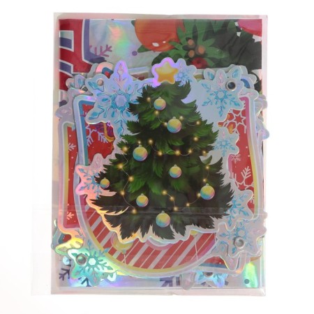 Garland on eyelets and a poster "Happy New Year", a set-7