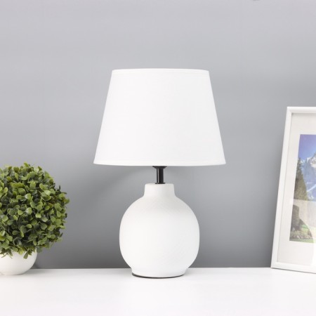 LUEZE table "Louise" 1x40W E27 White 25x25x38, 5cm