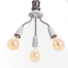 Sindle Trio lamp E27/(3he27) 15W White 8x8x22cm Bayerlux