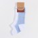 Women's socks, blue/white color, size 25
