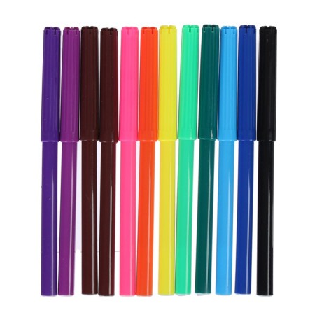 Flomasters 12 colors, Devente Cosmo, ventilated cap-1