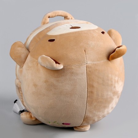 Baby plush backpack for the girl "Bear", 22 x 7 x 22 cm-1