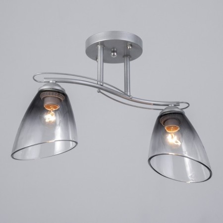 Chandelier 1084/2SL 40W E27 silver 42x15x23 cm Bayerlux-1