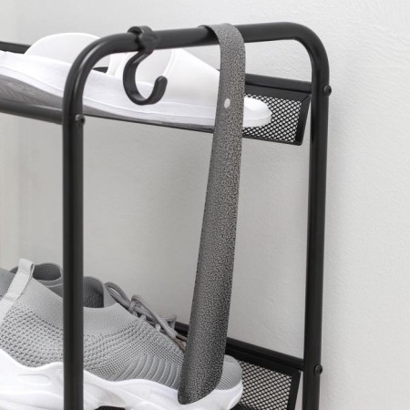 A spoon for shoes with a hook, 30 × 4 cm, metal-1