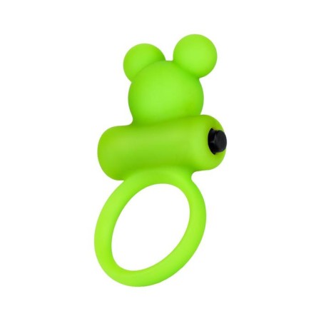 Vibrocolor on the penis Toyfa A-Toys, silicone, green color, d = 3.1 cm-1