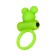 Vibrocolor on the penis Toyfa A-Toys, silicone, green color, d = 3.1 cm