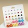 Pusets 18 pairs “minimal” beads and pearls d = 3-11 mm, colored in silver