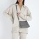 Bag Cross-Bodi with a zipper, gray color