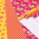 A set of glossy paper, "love is..." yellow, 3 sheets, 70 x 100 cm