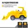 Radio -controlled "loader" tractor, works from batteries