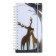 Note book A6-, 80 sheets in a cage on the crest of Cute Journal mini, plastic cover, elastic band, tinted block 80 g/m2, mix