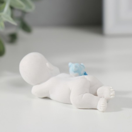 Souvenir Polystone "Baby sleeps in with a colored bear cub" mix 2x3.5x7 cm-2