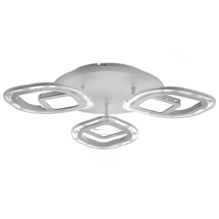 Chandelier with PDU 1146/3WT LED 81W 3000-6000k+Baster base Dimmer white 50x50x9 cm Bayerlux 52507