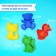 Set for playing in sand No. 113 (8 molds, scoop, watering can, rake, bucket) mix