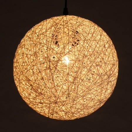 Lamp Bayerlux rattan 1he27 15W white 30x30x130 cm-3
