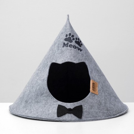 Animal house from felt "Vigva for gentleman", 53 x 41 x 53 cm-6