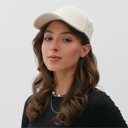Minaku baseball cap, milk color, size 56-58