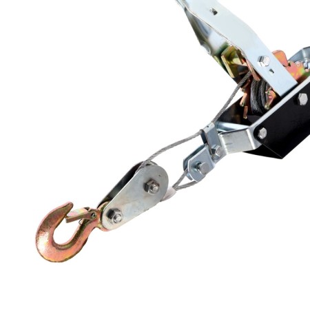 The winch lever tundra, double ratchet wheel, thrust 2 t (rise 0.8 t), cable 3.6 meters-10