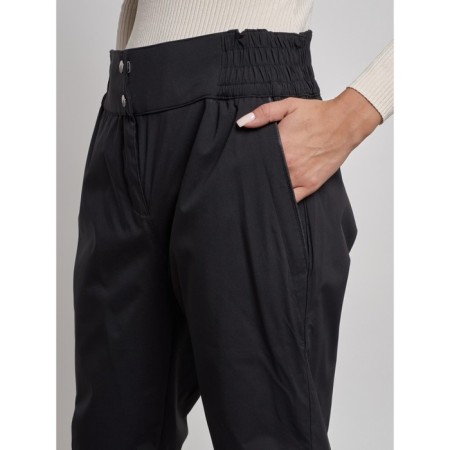 Trousers insulated sports female winter, size 44, black color-8