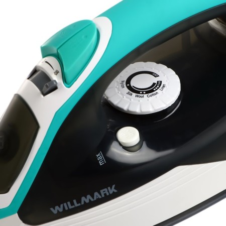 Willmark SI-2280CS iron, 2200 watts, ceramic soles, 250 ml, gray-green-2
