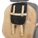 Kit on the seat, natural wool, 145x55 cm, beige