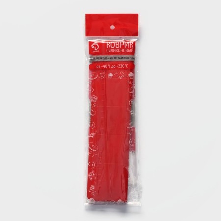 Baking rug with marking the shade "Boussen", silicone, 38 × 28 cm, color mix-4