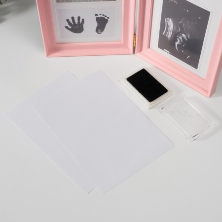 Photo frame plastic 8x12 cm "Our baby" Pink with a frame for ultrasound 2x36.5x22.7 cm-5