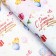 Package Paper, glossy "happiness and love", bilateral, 50 x 70 cm