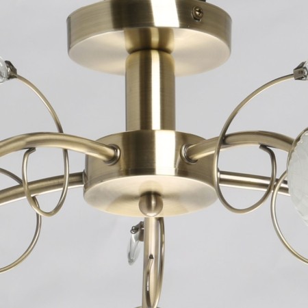 Chandelier "Flora", size 63x24x63 cm, 200W 5XE14-7