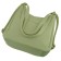 Women's bag B2821-02110, green color, artificial leather, 24x11x27 cm