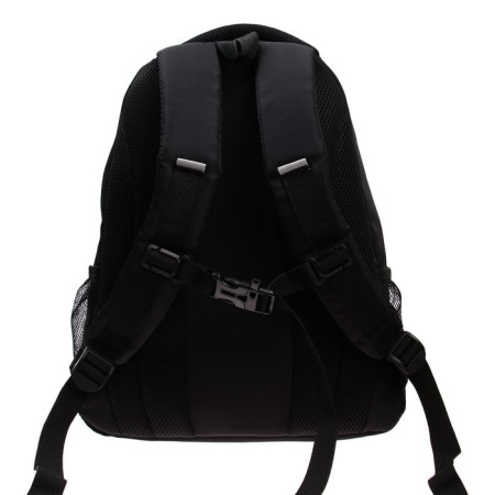 School backpack, 39 x 30 x 19 cm, Grizzly, ergonomic back, black RG-362-3_1-4
