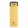 Electronic lighter, USB, spiral, flashlight, 2.5 x 7.5 cm, yellow