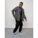 Male windbreaker, size 48, black color