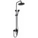 Show system PLSTART PL2402-7, tropical shower, shower set, stainless steel, black 984757