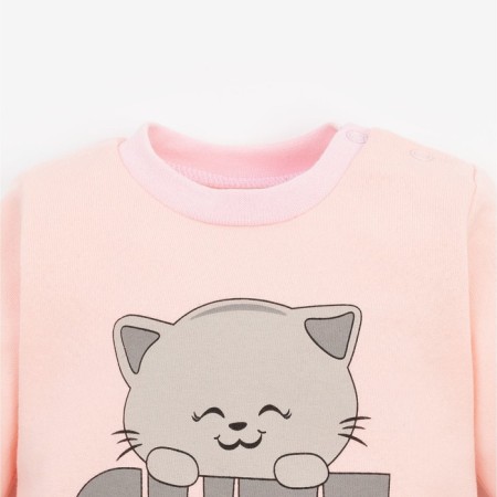Кофточка (лонгслив) для девочки "Cute", цвет розовый, рост 68 см-1