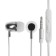 Nausiki Byz S872, wired, vacuum, 3.5 mm, 1.2 m, white