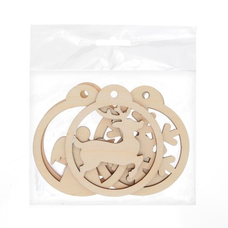 Set for creativity "Wood painting" 5 pcs., With a ribbon-1