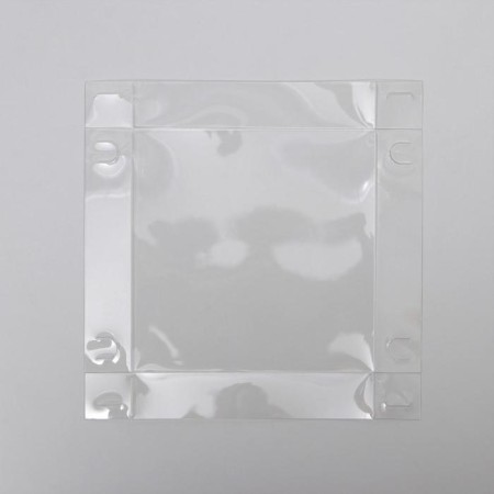 Box for confectionery with PVC Lid "Friends", 15 x 15 x 3 cm, new year-4