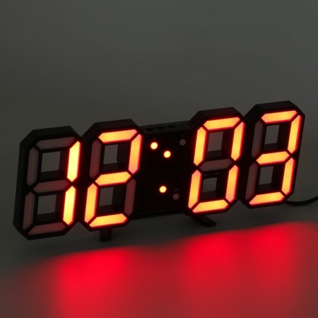 Electronic desktop watches, with a suspension, red indication, 9 x 23 cm, from USB-3