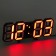 Electronic desktop watches, with a suspension, red indication, 9 x 23 cm, from USB