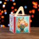 Gift box "Bunny", large cube, 12 x 12 x 12 cm
