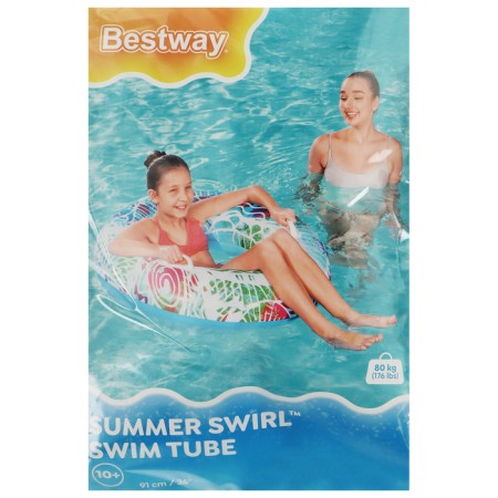 Circle for swimming "Summer", D = 91 cm, from 10 years, color mix, 36084 Bestway-6