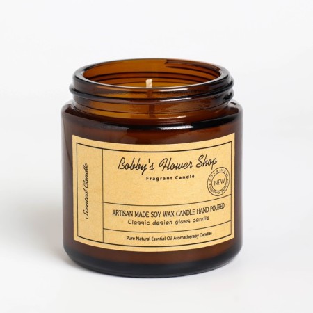 Aromatic candle in the bank "Flower shop Bobby", 6.5x5.5 cm, 100 g-5